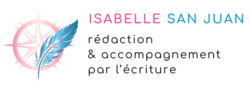 Logo ISJ avec rose des vents et plume